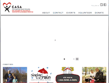 Tablet Screenshot of casahelpskids.org